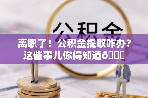 松山离职了！公积金提取咋办？这些事儿你得知道😎