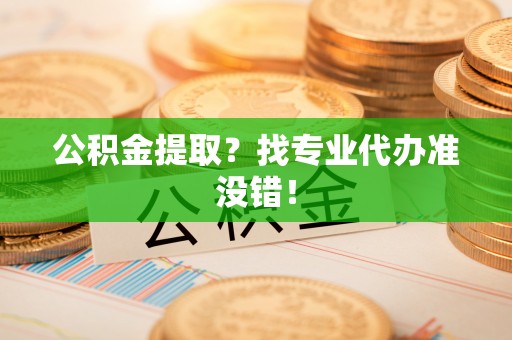 松山公积金提取？找专业代办准没错！